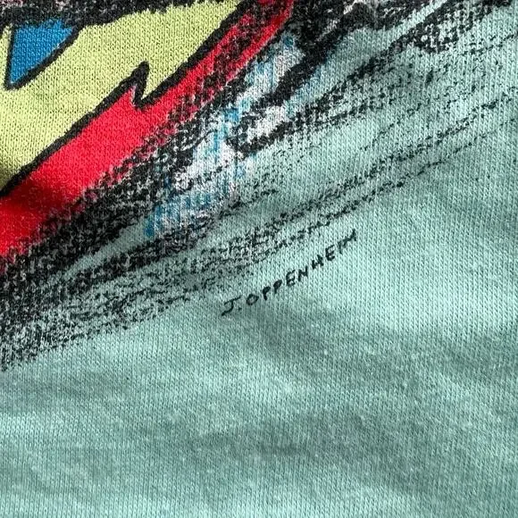 Vintage 1988 Club Pacific Beach Report Surf T Shirt Single Stitch L USA Surfing - Picture 4 of 9